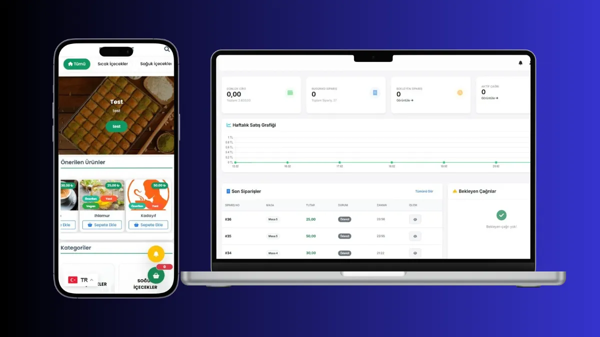 QR Menü — Dijital Restoran Menüsü