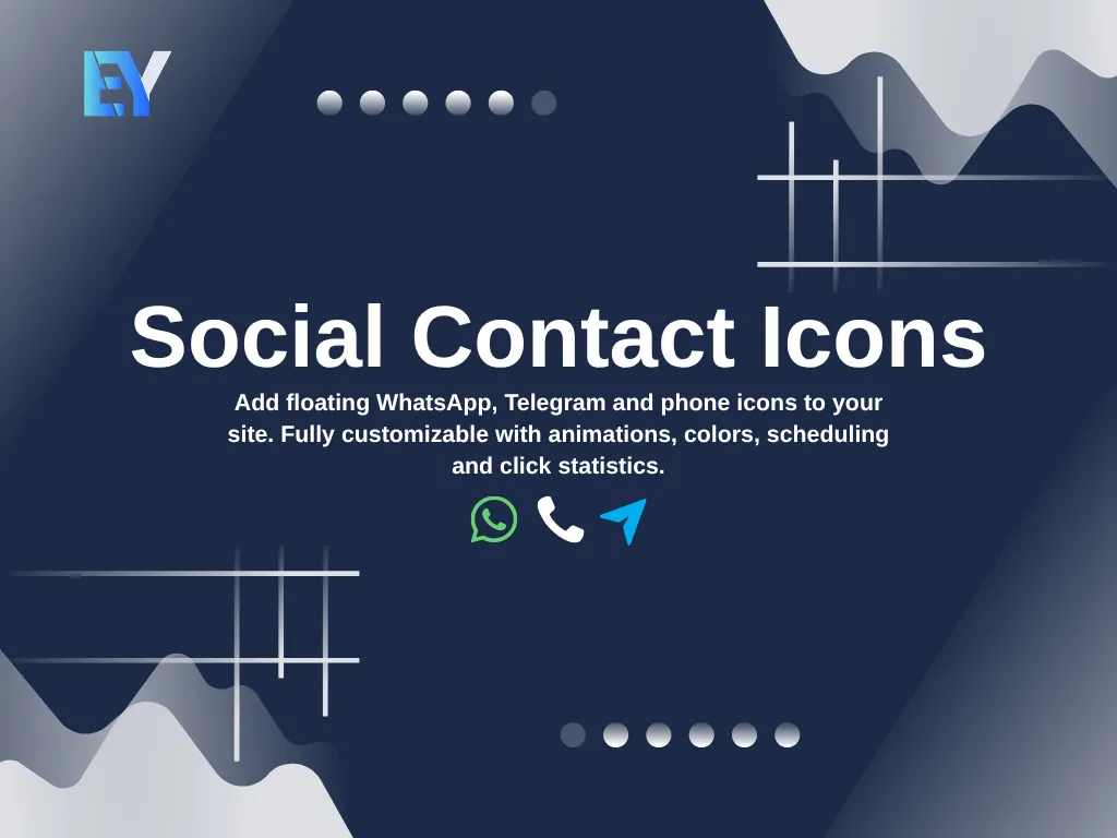 Social Contact Icons – WhatsApp, Telegram &amp; Phone Floating Buttons | WordPress Plugin